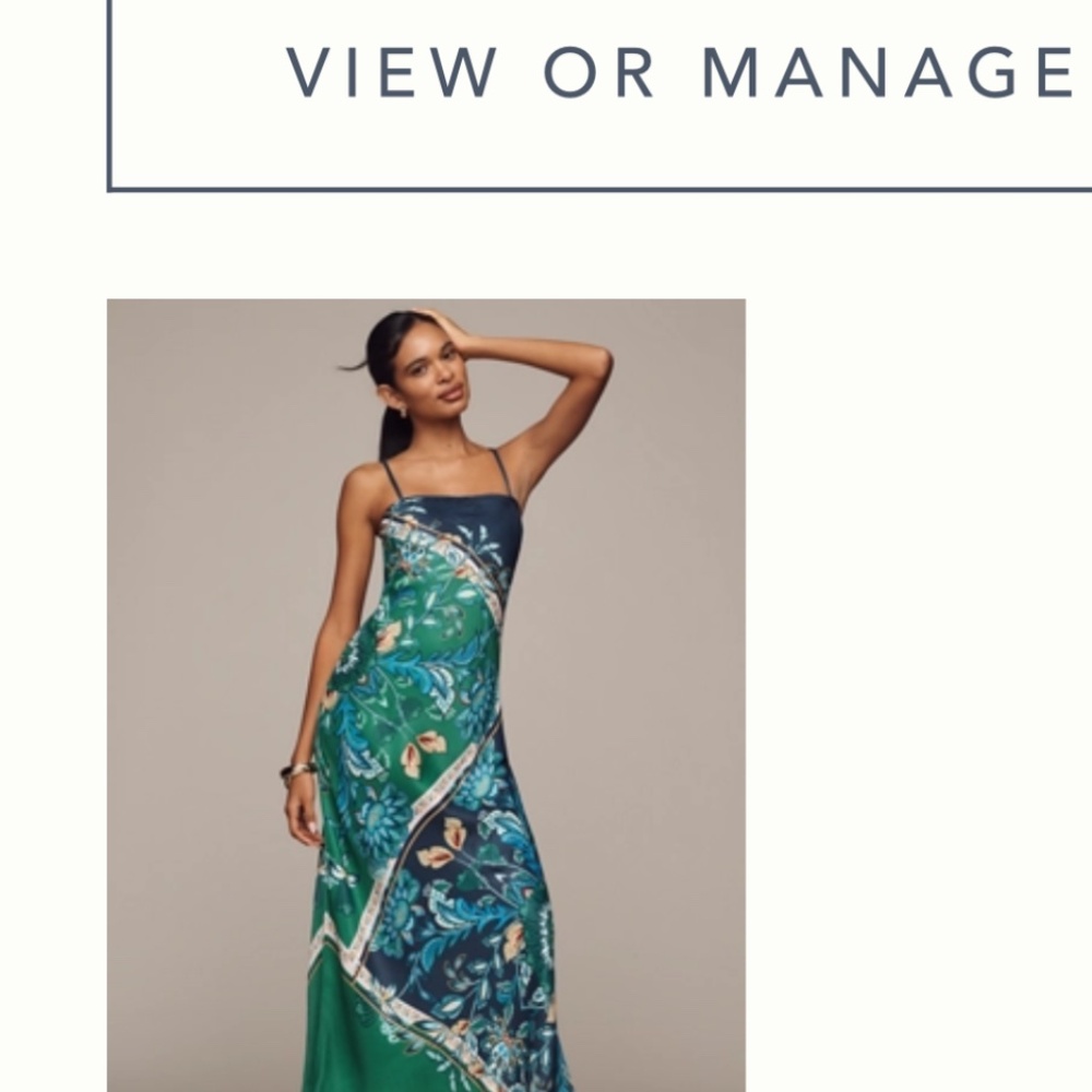 Dress from Anthropologie.. never worn but tags removed.
